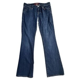 Lucky Brand Jeans Women Size 6 30x30 Blue Lola Boot Cut Dark Wash‎ Flare USA Y2K